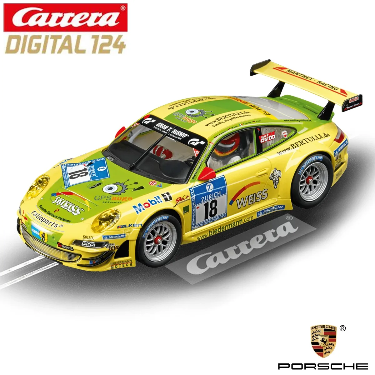 ミニカー MantheyRacing Porsche 911 GT3 RSR 2008 ミニカー MantheyRacing Porsche 911 GT3 RSR 2008 ミニカー