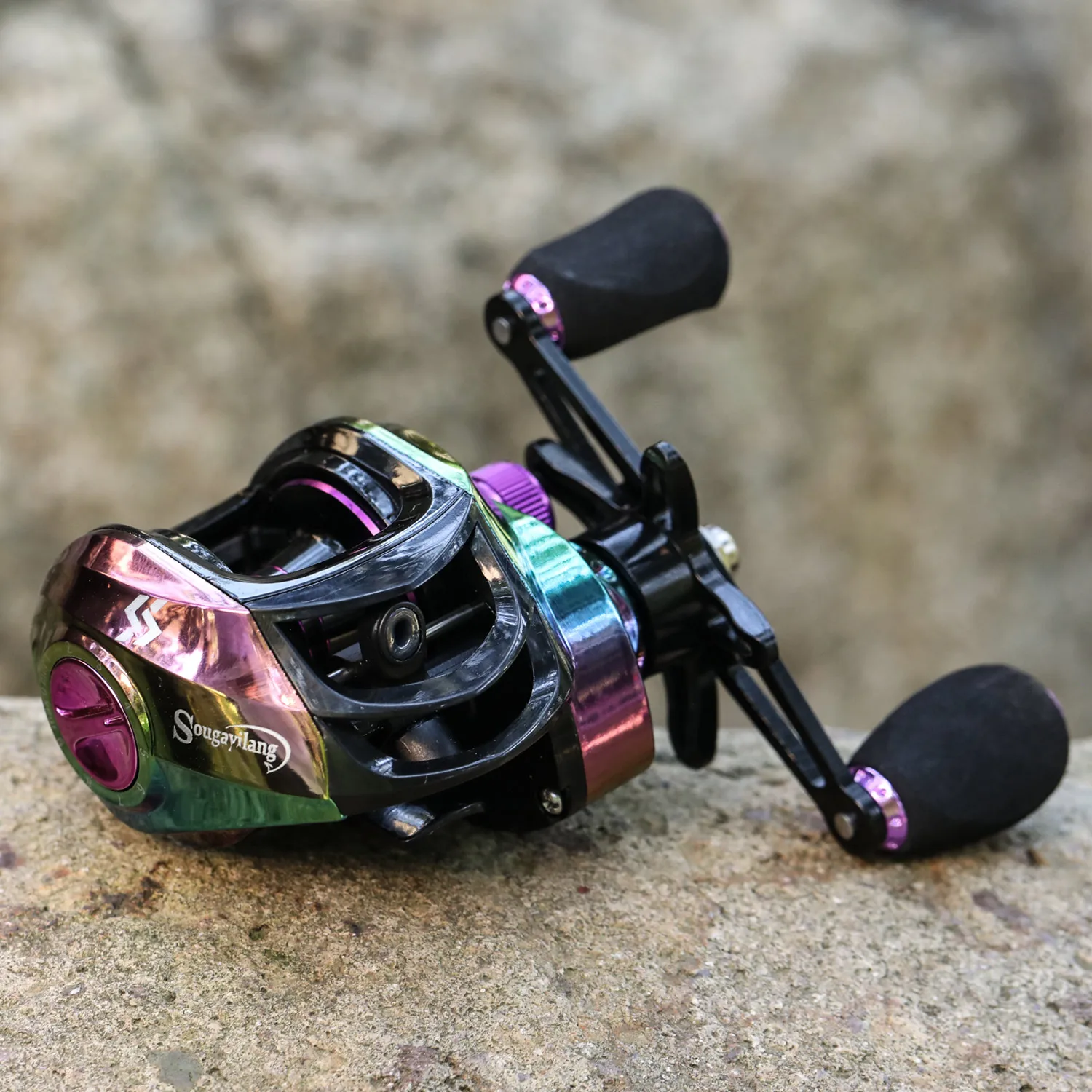 Sougayilang New Baitcasting Reel 7.2:1 High Speed 18+1BB with EVA Handle  for Casting Rod In Fresh Environment 48Hours Cheap Reel