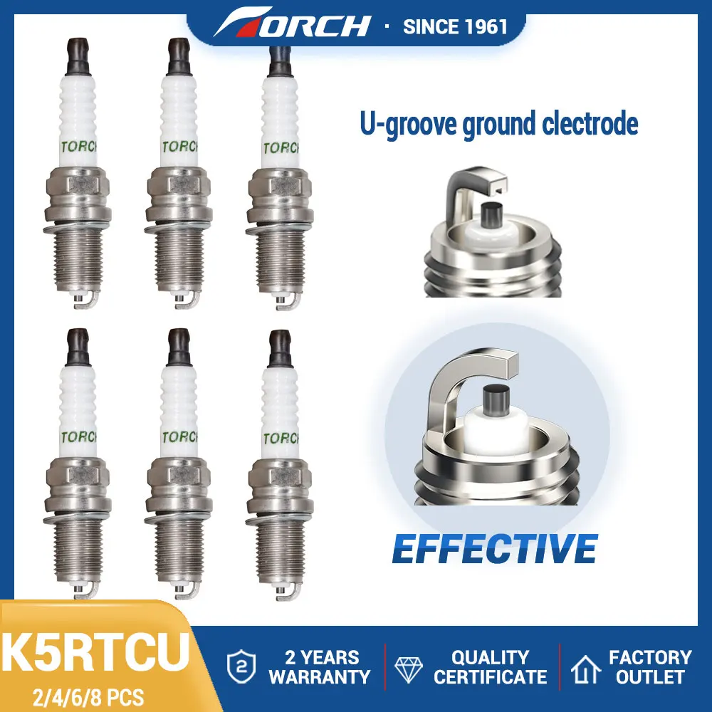 

Hot Sale High Quality Auto Spark Parts Spark Plug TORCH K5RTCU Fit for Car KIA for CHEVROLET for OPEL for NISSAN