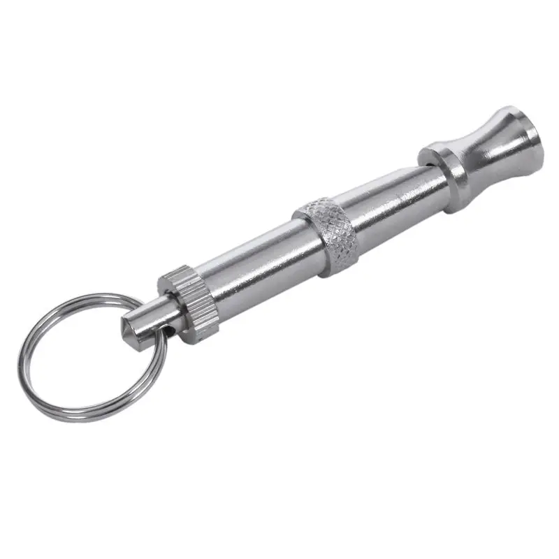 5 x ultrasonic Whistle for Dog Training silver color