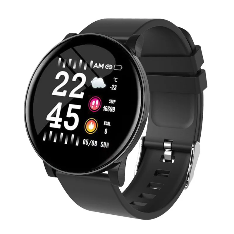 XPOKO S9 водонепроницаемые Смарт-часы для iOS Android Bluetooth спортивные умные часы для мужчин и женщин часы монитор сердечного ритма кровяное давление - Цвет: Black Silicone