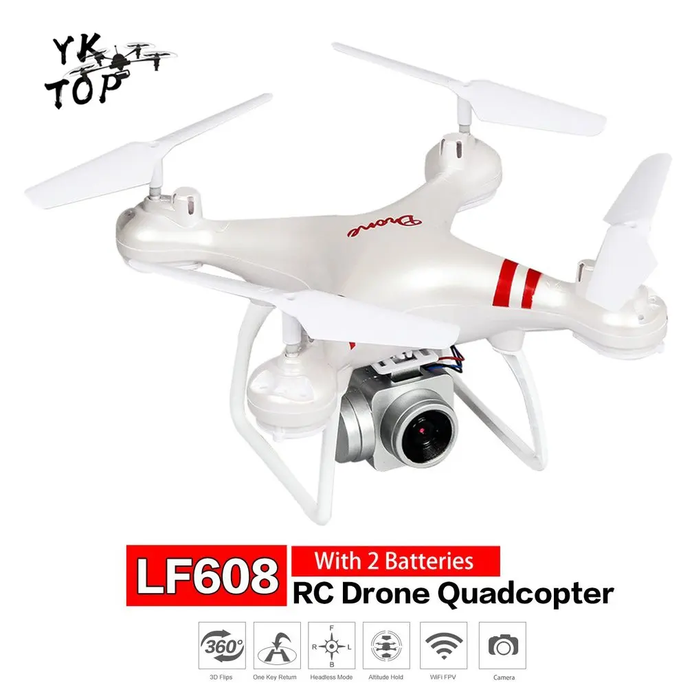 Для LF608 RC Дрон широкоугольный селфи Дрон Профессиональный складной Квадрокоптер с камерой 0,3 МП и 2 батареями KY601S HJ14 дроны - Цвет: 0.3MP 2B