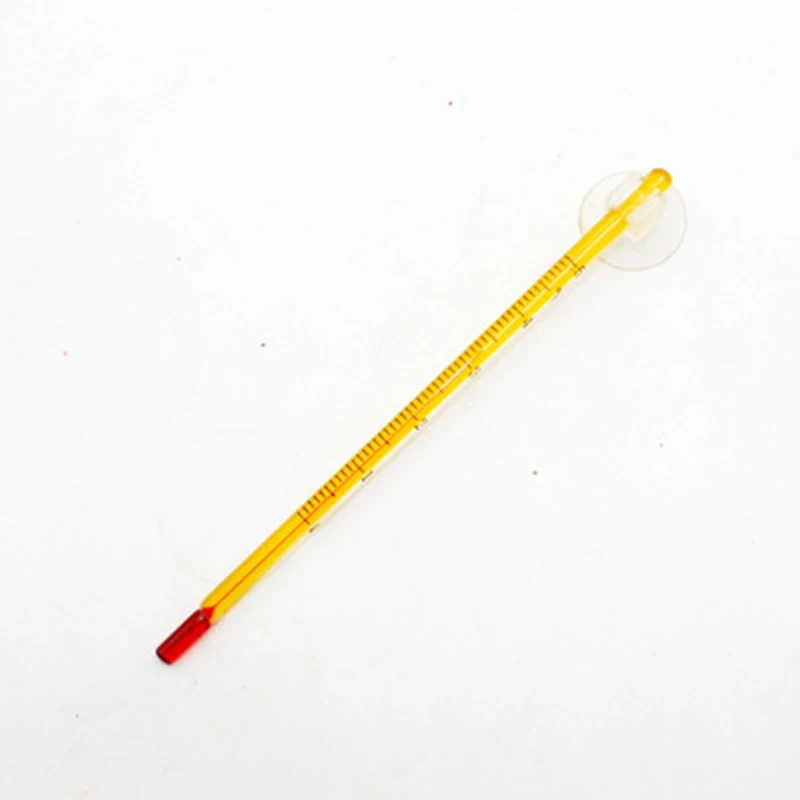 1x измерение многоразового использования водонепроницаемый аквариум термометр аквариум длинный стеклянный суб