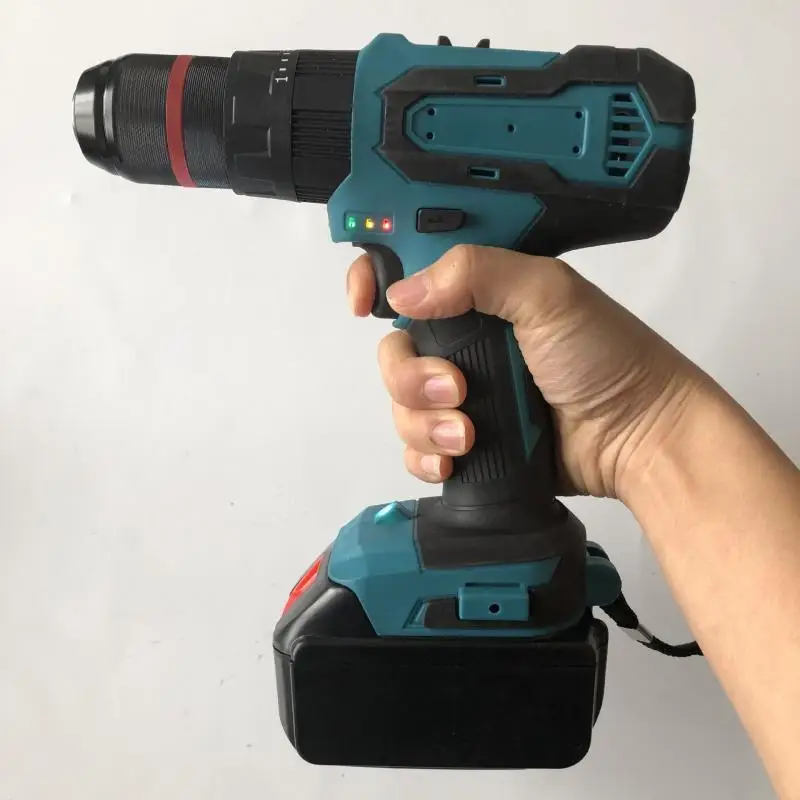 13MM Multifunctional Brushless Professional Lithium Electric Drill Impact/ Hole Drilling Ice Large Torque Drilling(No battery)