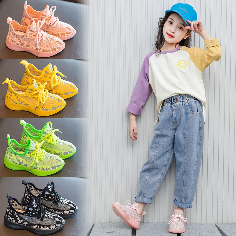 Детская обувь для девочек спортивная 2020 мальчиков светящиеся туфли дети юбка из