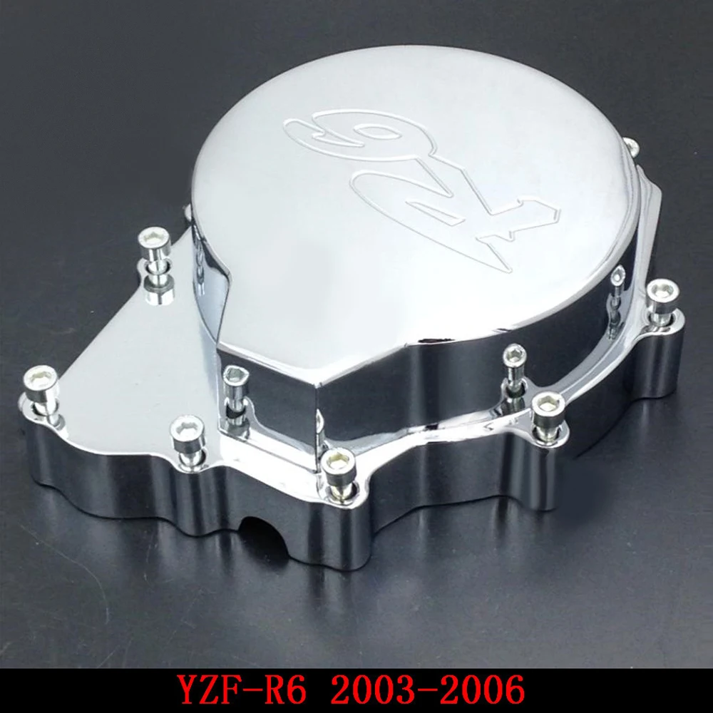 Подходит для Yamaha YZFR6 YZF R6 2003 2004 2005 2006 YZFR6S R6S крышка статора двигателя мотоцикла