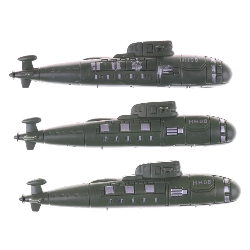 2PCS 새로운 판매 모델 빌딩 키트 장난감 잠수함 모델, 모래 장면 모델 장난감 장식품.