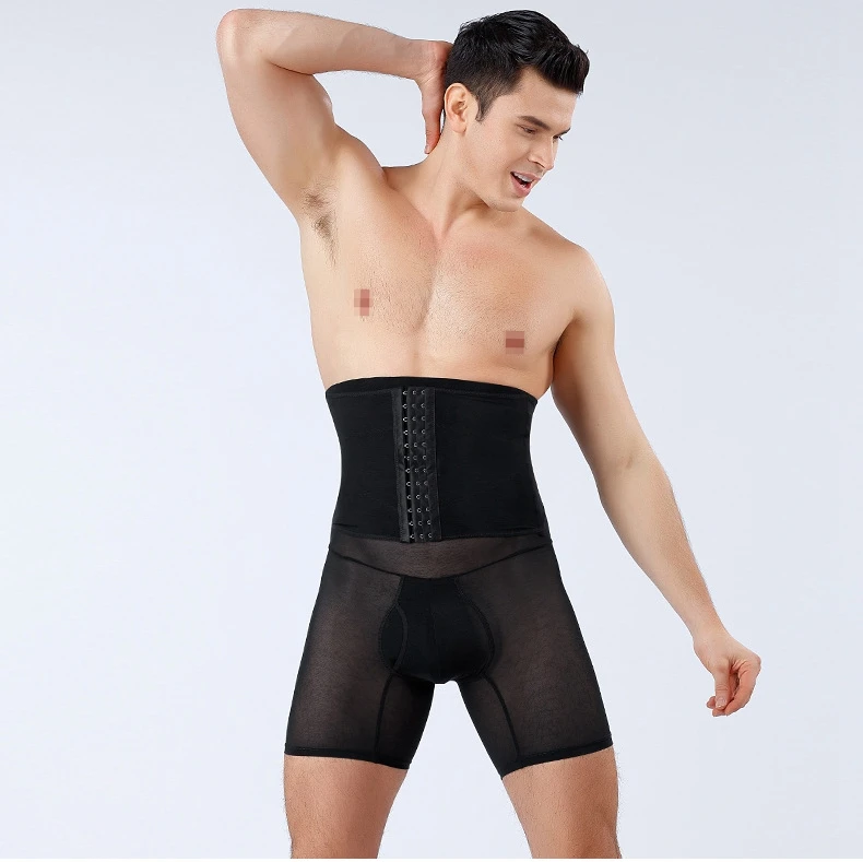 

Men Body Shaper Waist Trainer Slimming Control Panties Male Modeling Shapewear Compression Shapers Strong Shaping Underwear