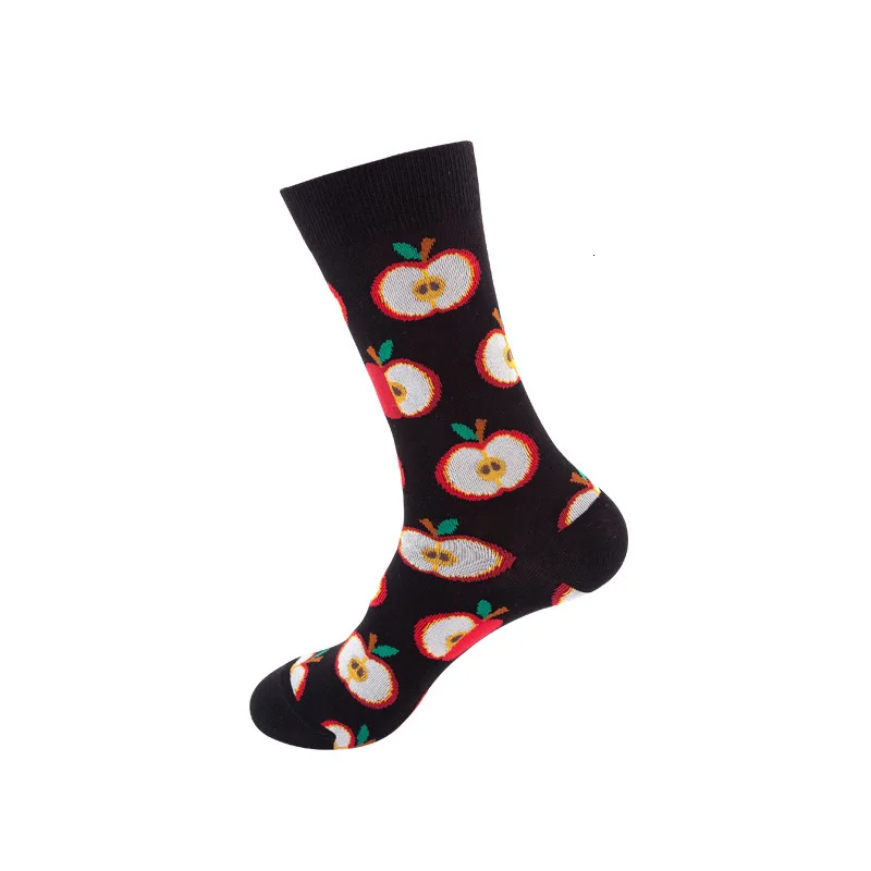 Уникальный стиль; носки с принтом фруктов и суши; забавные носки для мужчин и женщин; Рождественский подарок; Harajuku Skarpetki Calcetines Mujer - Цвет: 072