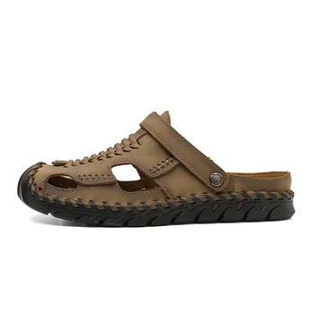 

sandel heren big sandali homme para sandalle uomo vietnam shoes zandalias leather de masculina rubber trekking casa gladiators