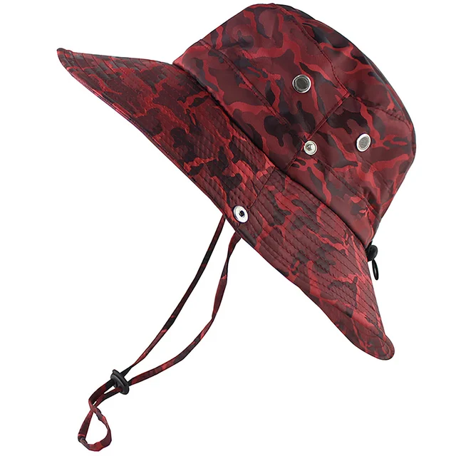 Wide Brim Boonie Hat For Outdoor Mesh 