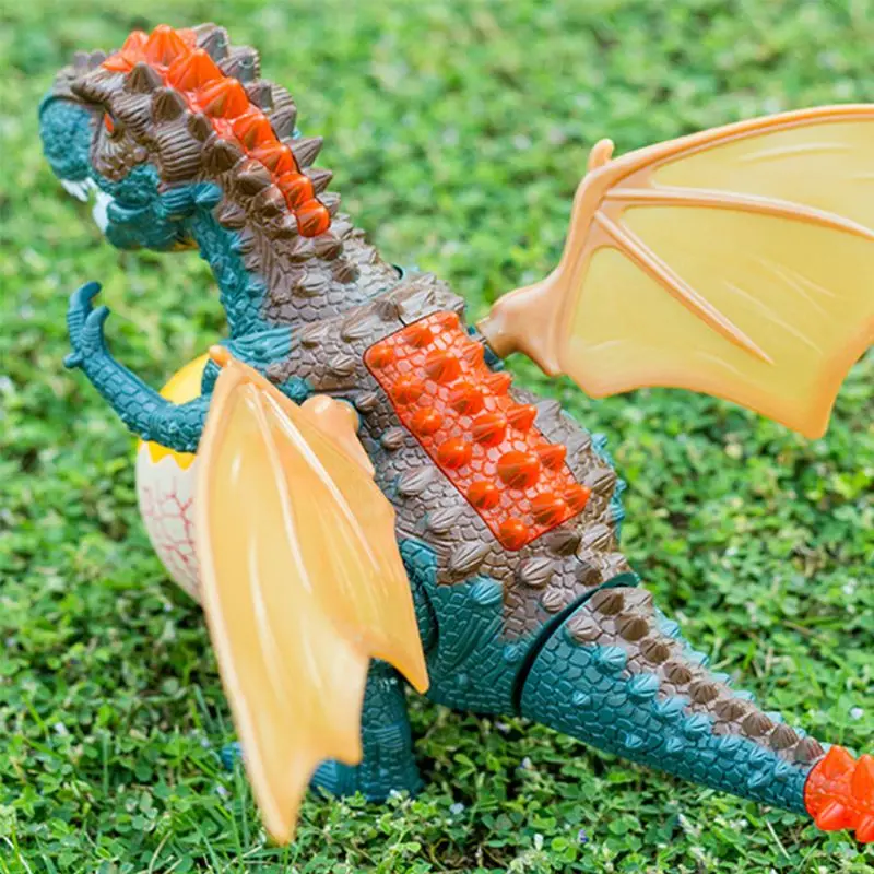 Электрический детский ходячий динозавр игрушки T-Rex модели с светильник звук подарок ребенку