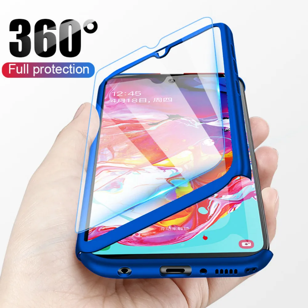

360 Full Case for Huawei Honor 20i 10i 9 8 Lite 10 8X Max Case for Honor 20 Pro 7A 7C 8A 8C 8S V20 V10 V9 Play Cover with Glass