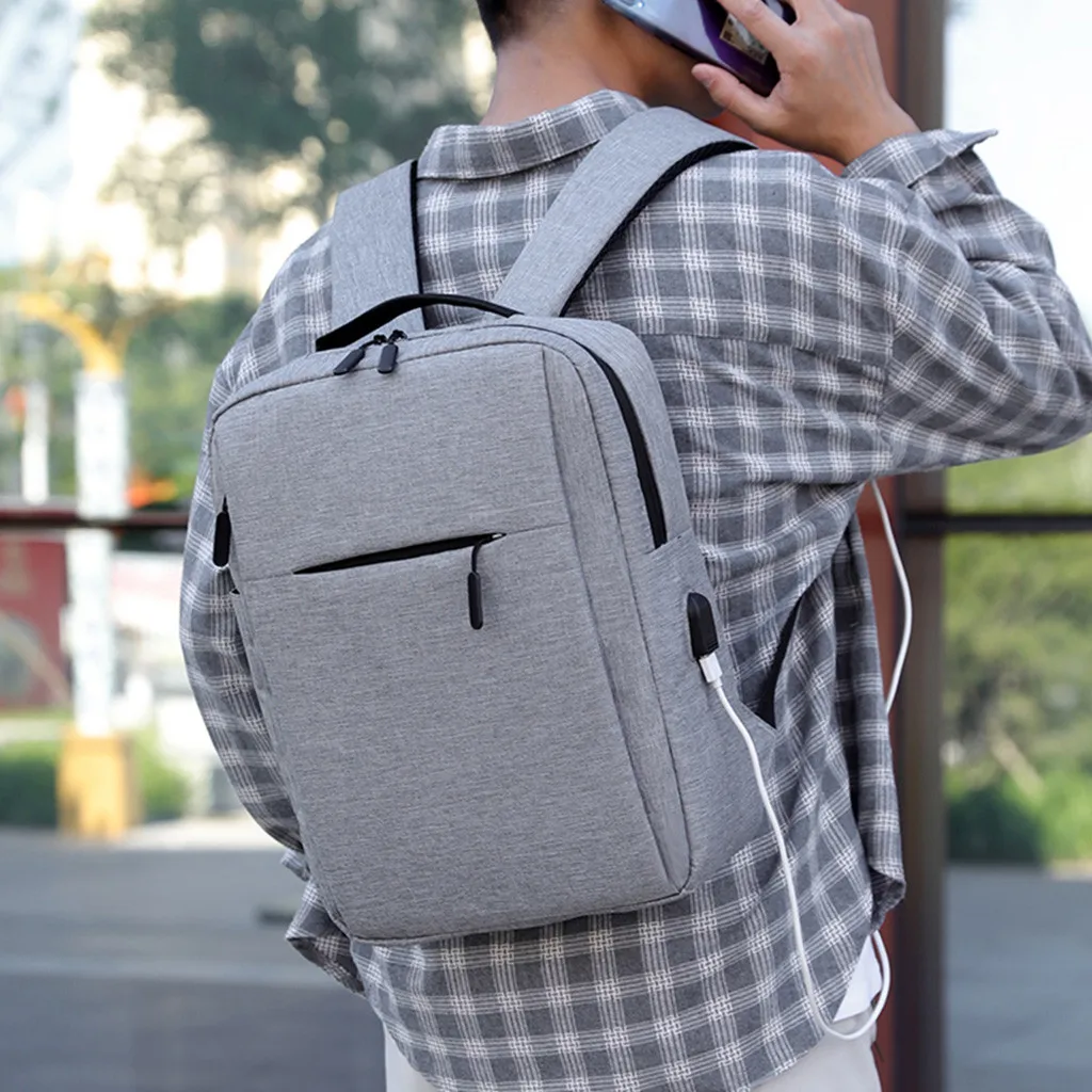 Laptop Usb Backpack School Bag Rucksack Anti Theft Men Backbag Travel Daypacks Male Leisure Backpack Computer Bag Mochila#801