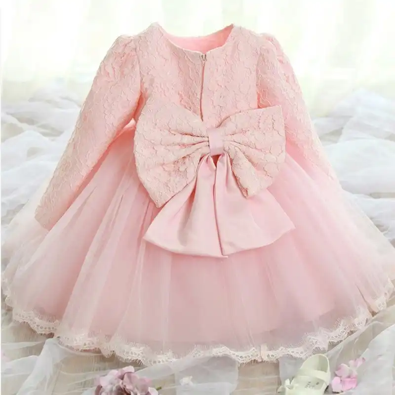 Vestido Ropa Bebe Un AÃ±o Vestido Infantil NiÃ±os De 12 AÃ±