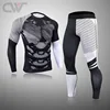 Winter New Men Ski Thermal Underwear Sets Compression Sweat Quick Drying Cycling Thermo Underwear Men Clothing Long Johns 3