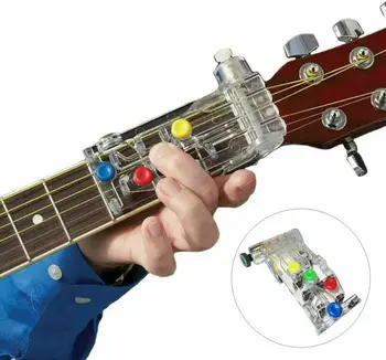 

Classical Guitar Learning System & Teaching Aid Chord Buddy with True Tune Chromatic Tuner Pain-proof Guitar Accessories