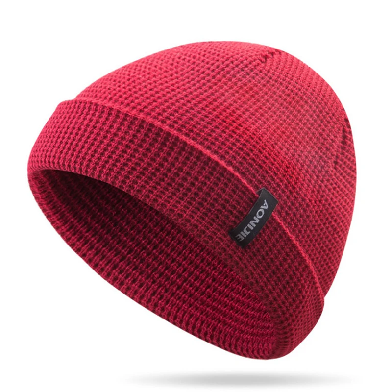 Men Women Winter Warm Hat Kintted Windproof Outdoor Riding Running Cycling Breathable Acrylic Outdoor hat