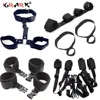 Sexy BDSM Equipment Kits Erotic Bed Bondage Set Handcuffs Role Playing Props Adult Games Sex Toys For Couples Exotic Accessories 1