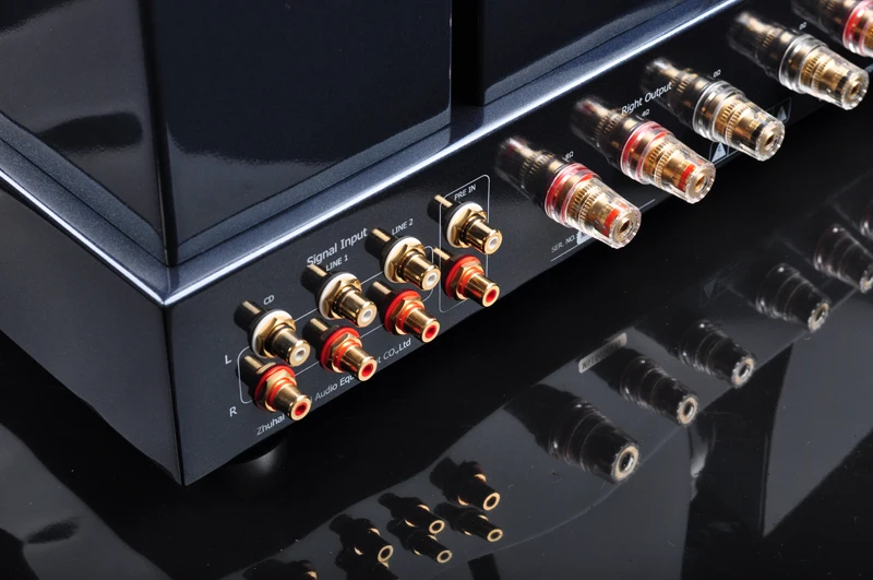 MUZISHARE X-300B вакуумный ламповый Интегрированный усилитель чистый задний ламповый усилитель с VU meter