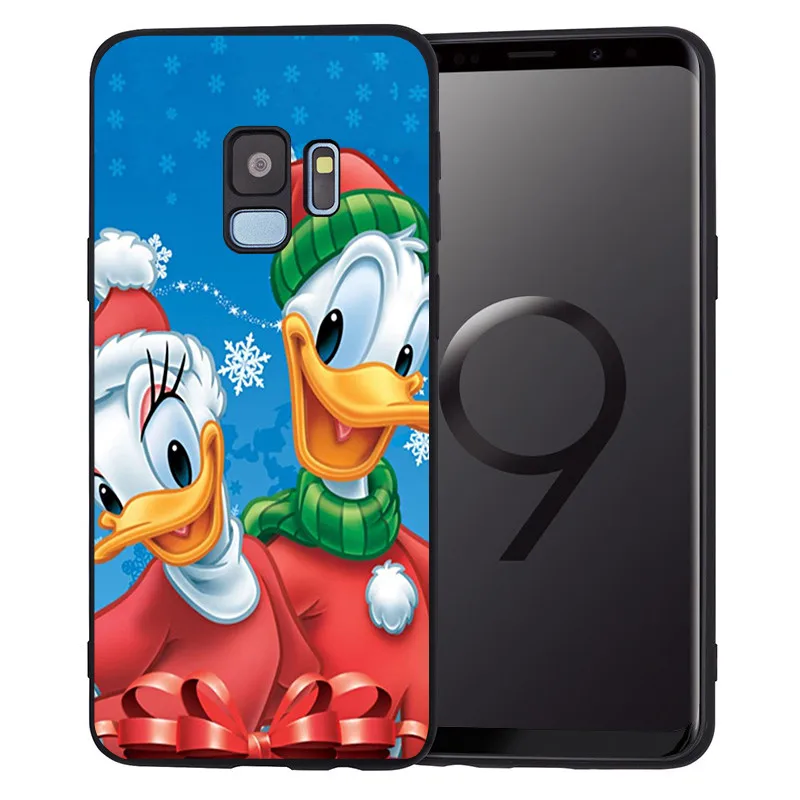 Светодиодный свет Рождества для samsung Galaxy S6 S7 край S8 S9 S10 Plus Note 8, 9, 10, A30 A40 A50 A60 A70 M10 M20 чехол для телефона чехол с мультипликационным принтом