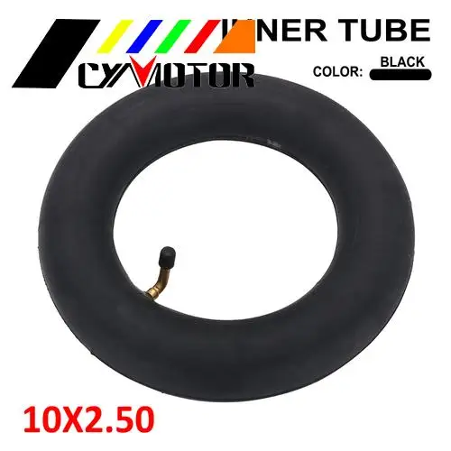 10x2,5/10x2,50 подходит для электрического скутера 10x2,5 внутренняя трубка с изогнутым клапаном для газовых электрических скутеров E-bike