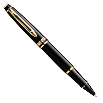 

Ручка-роллер Waterman Expert 3 Black GT, толщина линии F, позолота 23К