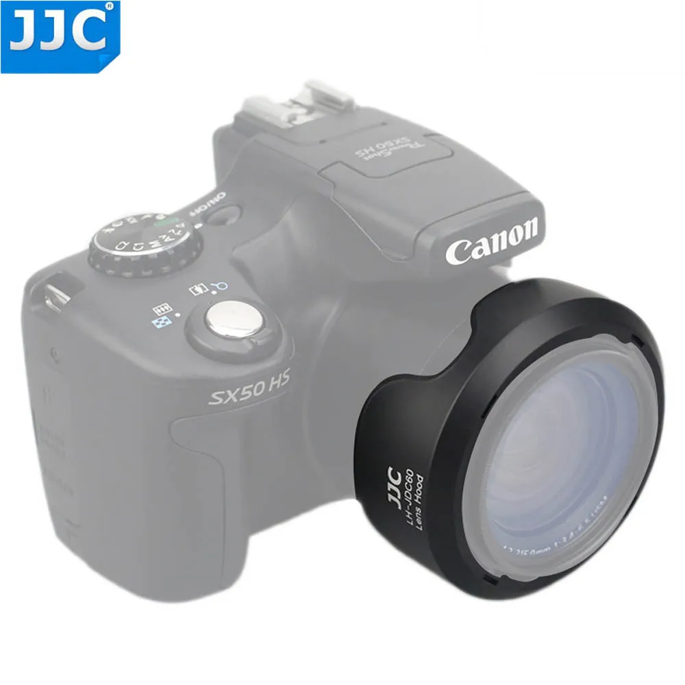 Байонетная бленда JJC для объектива камеры CANON PowerShot SX1 IS/SX10 IS/SX20 IS/SX30 IS/SX40 IS/SX50 HS