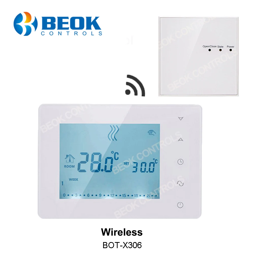 Beok беспроводной или Wi Fi умный регулятор температуры газового котла|Умная система