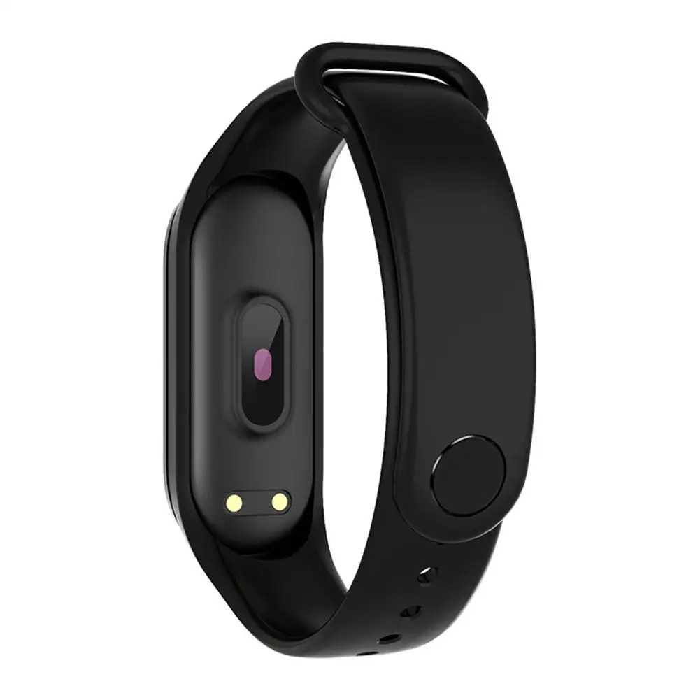 Bluetooth Смарт-часы браслет M4 смарт-Браслет фитнес-трекер Пульс кровяное давление браслет для женщин Подарки
