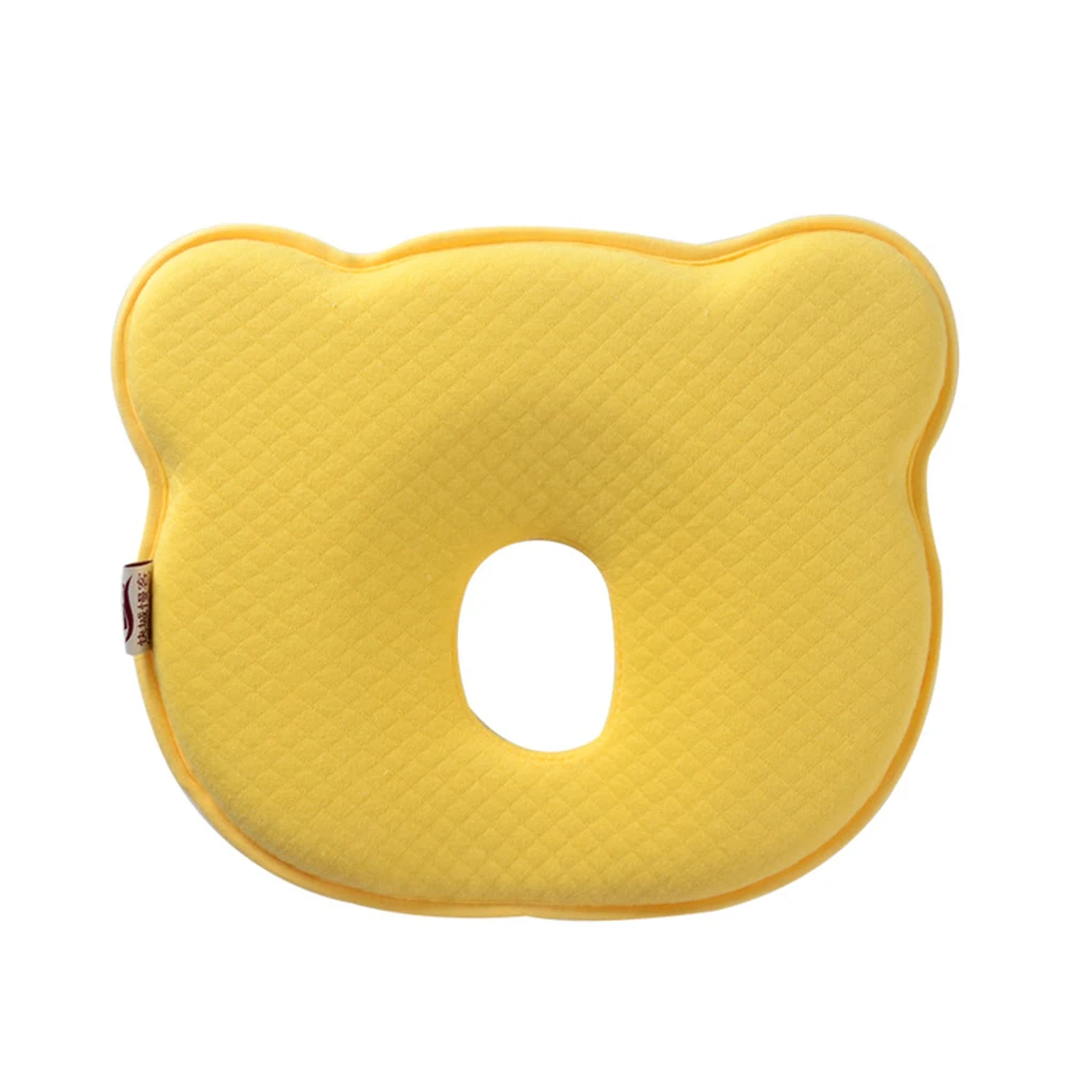 B-yellow Новые детские подушки из пены с эффектом памяти, дышащие детские подушки для коррекции фигуры, эргономичная подушка для новорожденного От 0 до 12 месяцев - Цвет: B-yellow