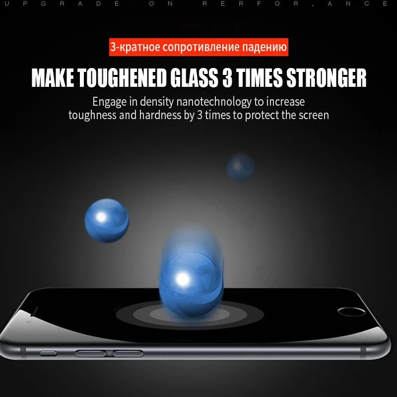 20000D Curved Protective Glass For iphone SE 2020 6 6S 7 8 Plus Soft edge Screen Protector iphone6 iphone7 iphone8 Tempered Film phone screen guard Screen Protectors