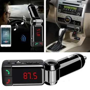 

Wireless Car Kit FM Transmitter Handsfree Car Charger MP3 Player USB Wireless Transmitter for Vehicle
