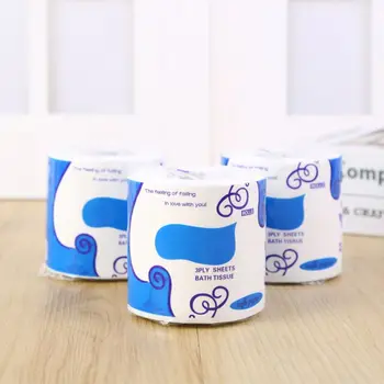 

Toilet Paper No Fluorescent Agent Soft Stronge 3-Ply Sheets Bath Tissue