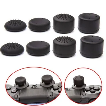 

8pcs/set Rocker Protection Cap Set Raised Silicone Controller Gamepad Joystick Handle Button Protective Cover For PS4