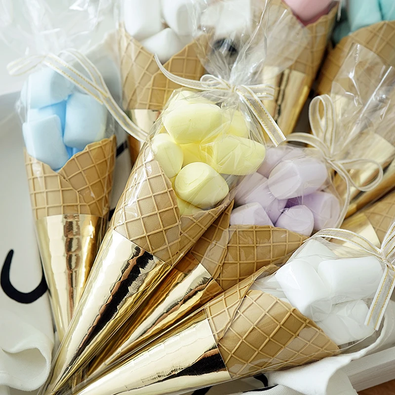

Children's Photography Props Simulation Marshmallow Ice Cream Bucket False Sweets Props House Gifts