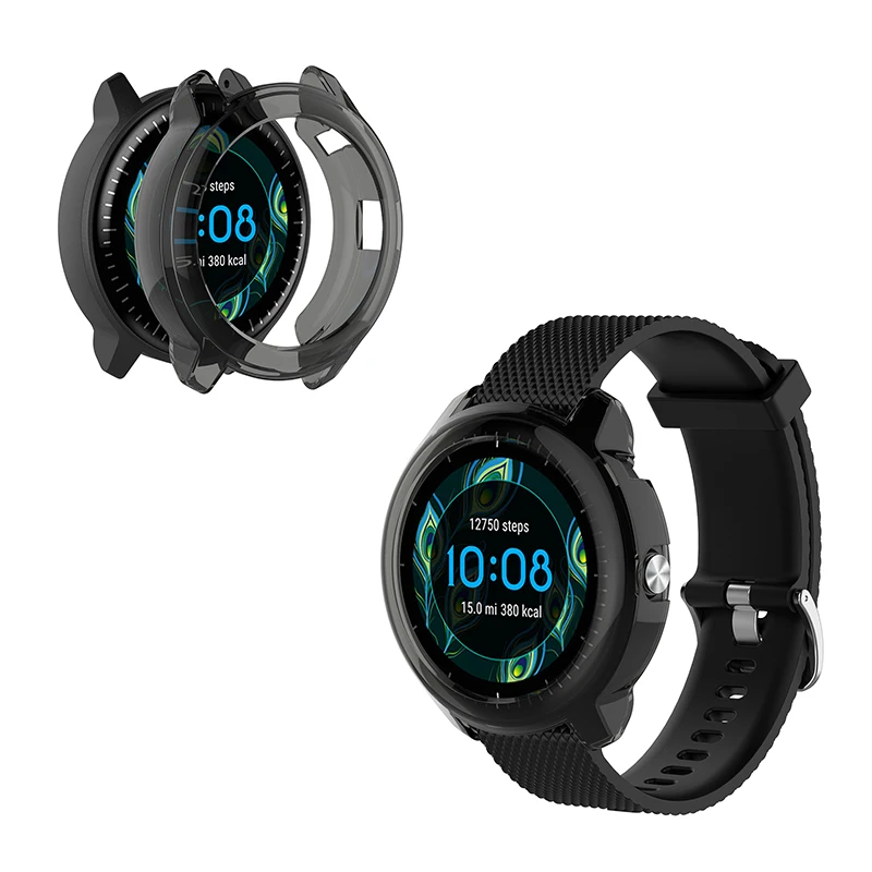 ТПУ защитный чехол для Garmin vivoactive 3 музыка Смарт-часы аксессуары Прозрачный чехол прочный корпус