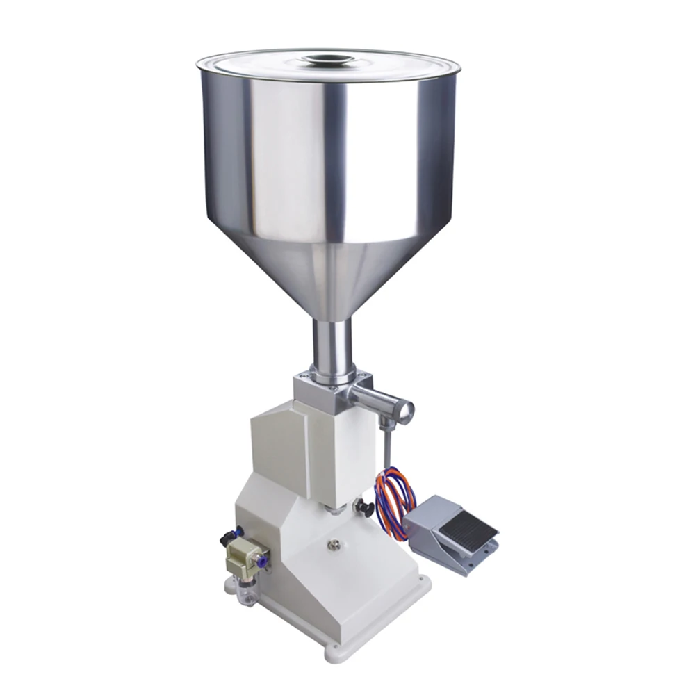 

Pneumatic filling machine 5-50ml cream food paste dispensing liquid packaging equipment Stainless steel A02 food filling machine