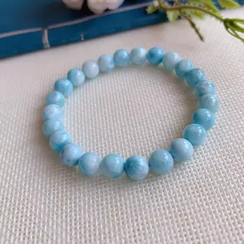 Bracelet Larimar Boules