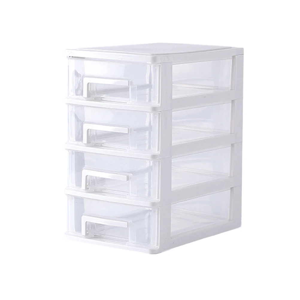 2//3//4 Layers Desktop Drawer Desk Tidy Makeup Jewelry Box Storage Craft Organizer