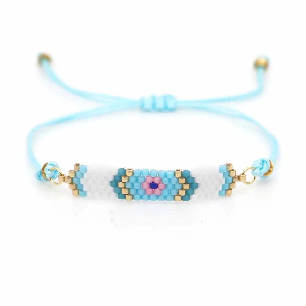 Go2boho Турецкий Дурной глаз браслеты для женщин MIYUKI браслет Pulseras Mujer Moda ювелирные изделия бохо шик ручной работы аксессуары нарукавная повязка