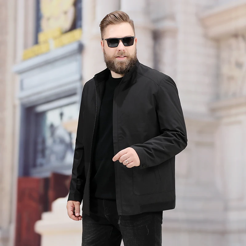 Новинка 2019 большие Φ 6xl 7xl 8xl мужские весенне-осенние куртки и пальто размеры