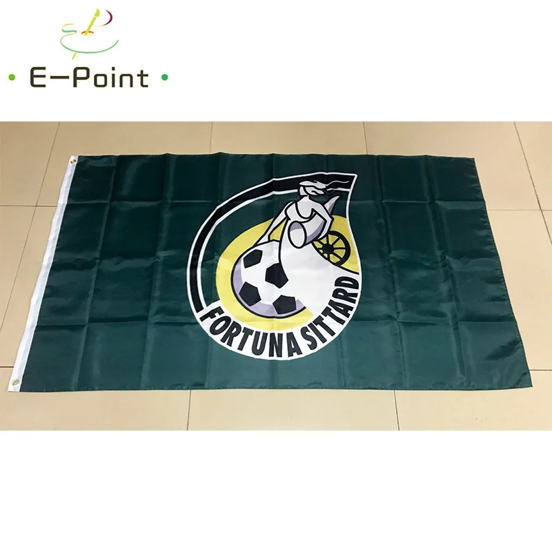 Флаг нидерландский футбол клуб Фортуна Sittard 3ft* 5ft(90*150 см) Размеры рождественские украшения для дома флаг Banne подарки