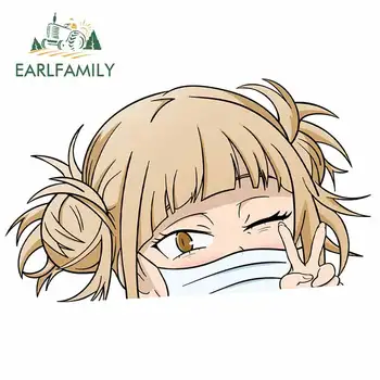 

EARLFAMILY 13cm x 8cm for Anime Vinyl Material Motorcycle Car Decal Bumper Window Stickers Fashion Decals Occlusion Scratch