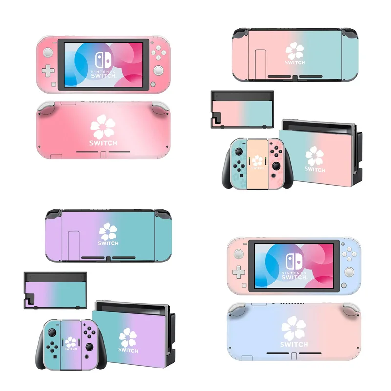 Цветная розовая Защитная пленка для экрана с подставкой Nintendo Switch NS Lite чехол