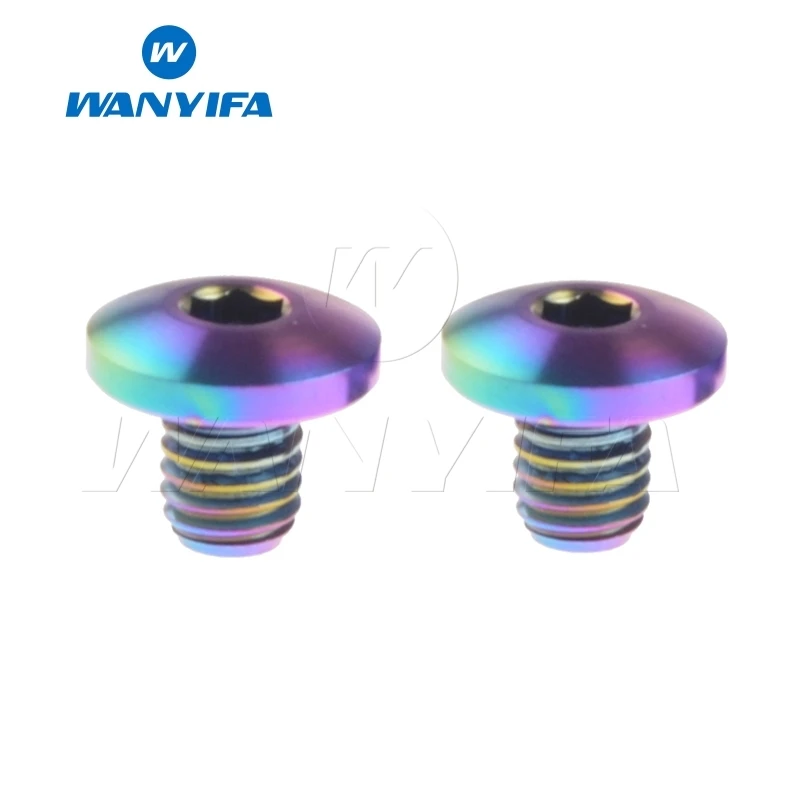Wanyifa 2 шт. M5 Титановые Болты Винты для Shimano XT рукоять стояночного тормоза крышка от жира