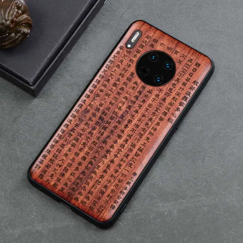 color 10 Для huawei mate 30 Pro Чехол тонкий деревянный задняя крышка ТПУ чехол на бампер на huawei mate 30 mate 30 чехол для телефона - Цвет: color 10