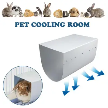 

Summer Hamster Cooling Tunnel Aluminum Pet Physical Cooling House Rabbit Heat Dissipation House Puppy Cooling Pad Pet Supplies