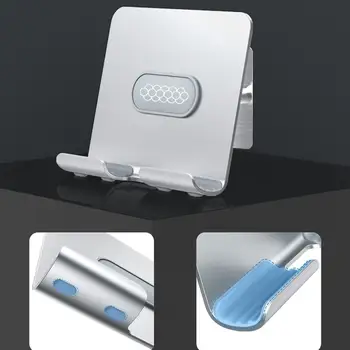 

Hole Free Metal Phone Holder Wall Mount iPad Holder Universal Wall Phone Bracket Multi Angle Adjustable Wall iPad Stand