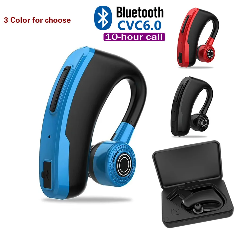 Бизнес Bluetooth 5,0 гарнитура V10 Быстрая зарядка CSR чип ожидания Заушник наушники бренд и высокое качество